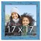 Square Shabby Chic Blue Picture Frame - UV Acrylic, Foam Board Backing, Hanging Hardware